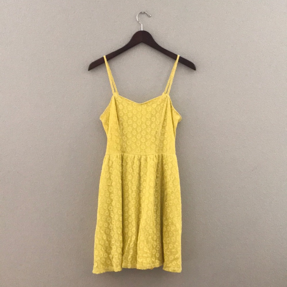 Yellow Lace Mossimo dress